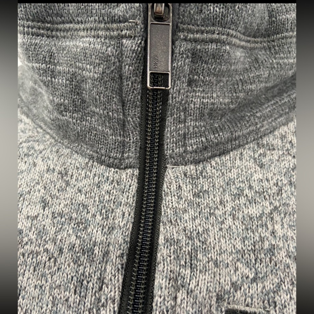 Patagonia Better Sweater 1/4 Zip Pullover Sweater Jacket Grey Silver Men XL Excl - Picture 4 of 13